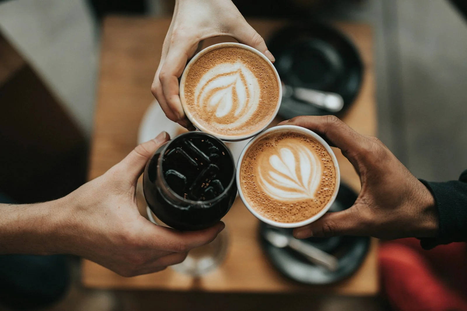 Stock coffee photograph for a sample café post