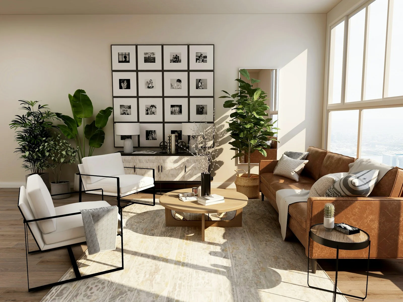 Illustrative inviting short-stay interior