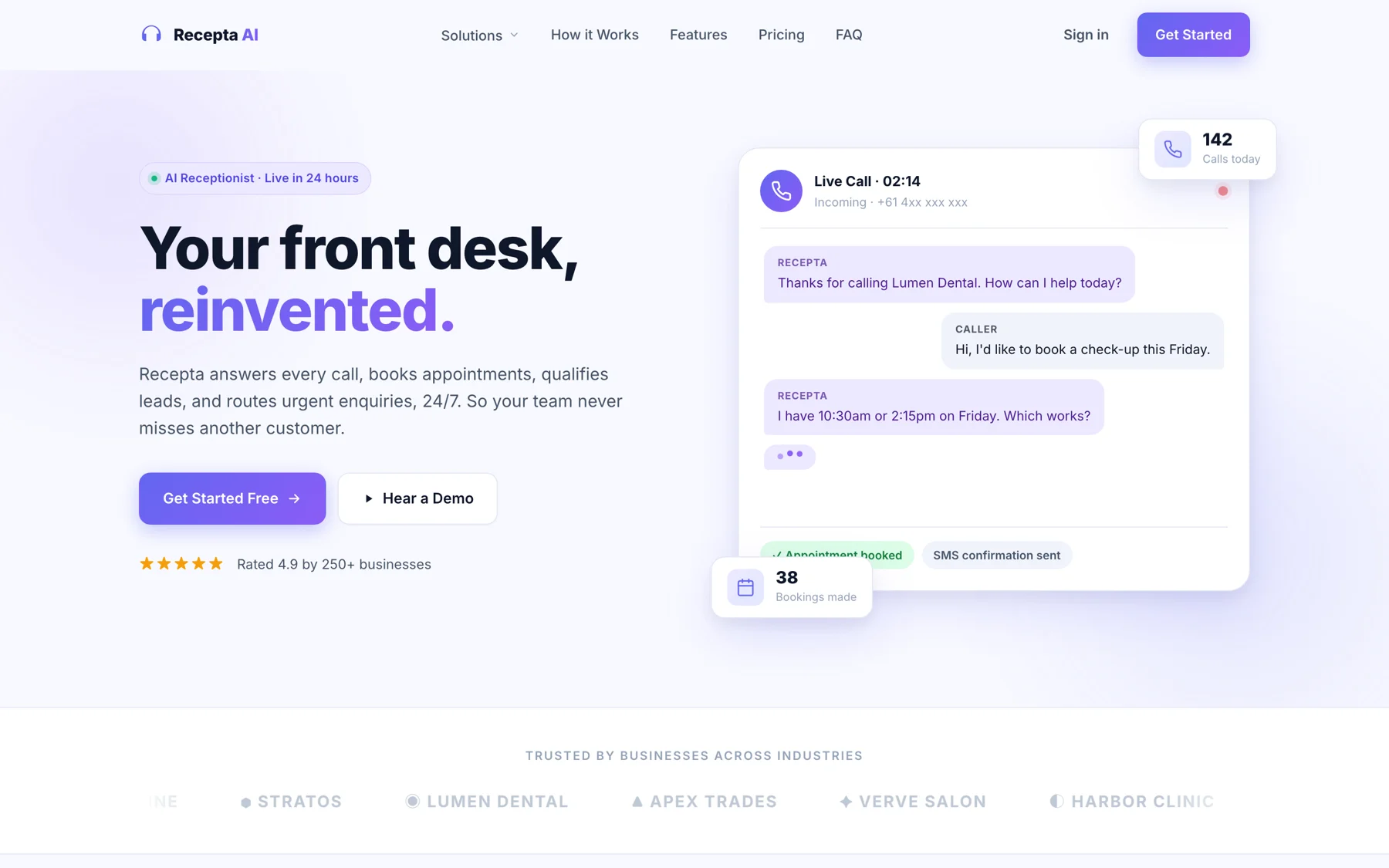 Recepta desktop preview